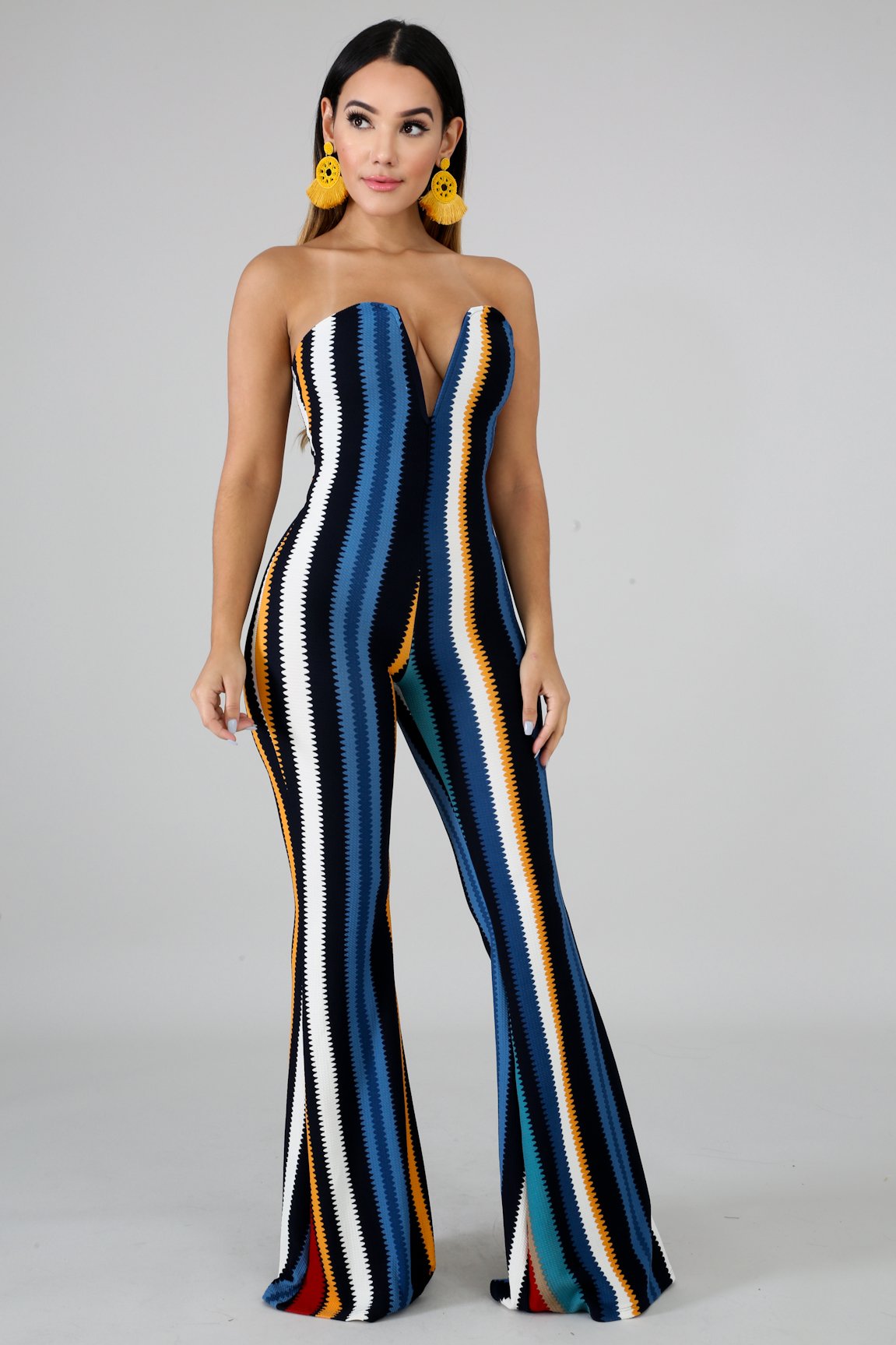 FLAWLESS | Striped Jumpsuit