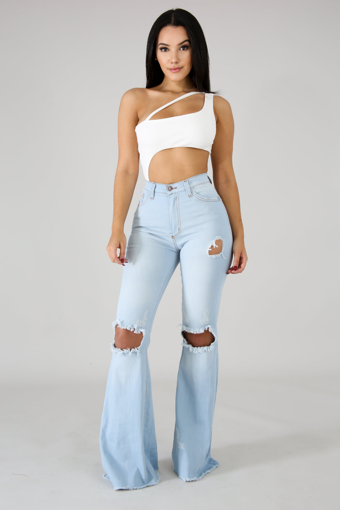 FITS LIKE A CHARM | Bell Bottom Jeans