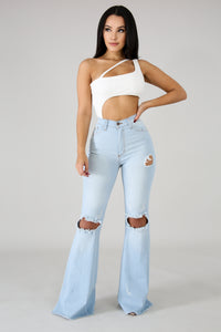 FITS LIKE A CHARM | Bell Bottom Jeans