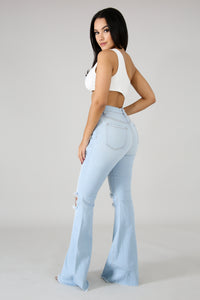 FITS LIKE A CHARM | Bell Bottom Jeans