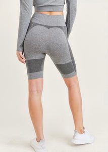 BODY ME | Biker Short Set (Grey)