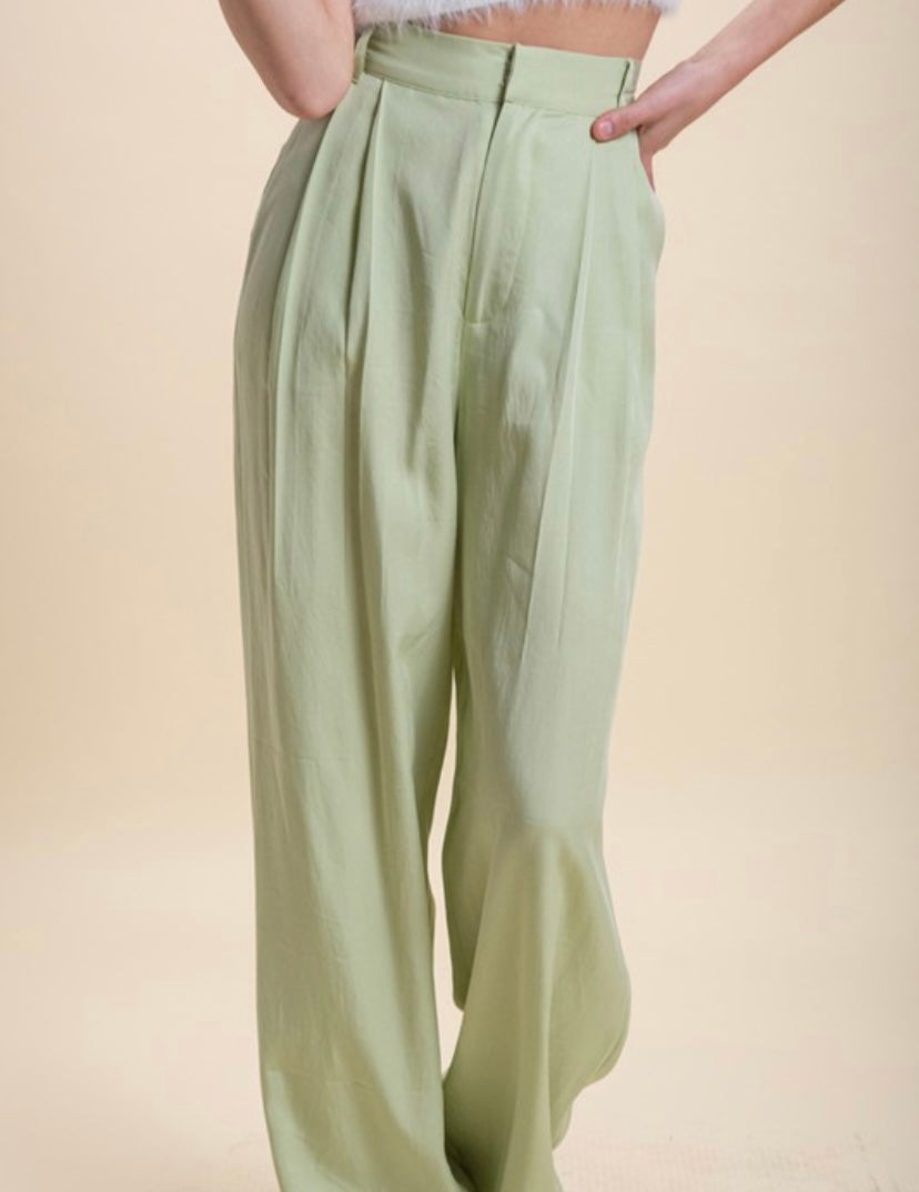 MINT TO BE | Wide Leg Trouser