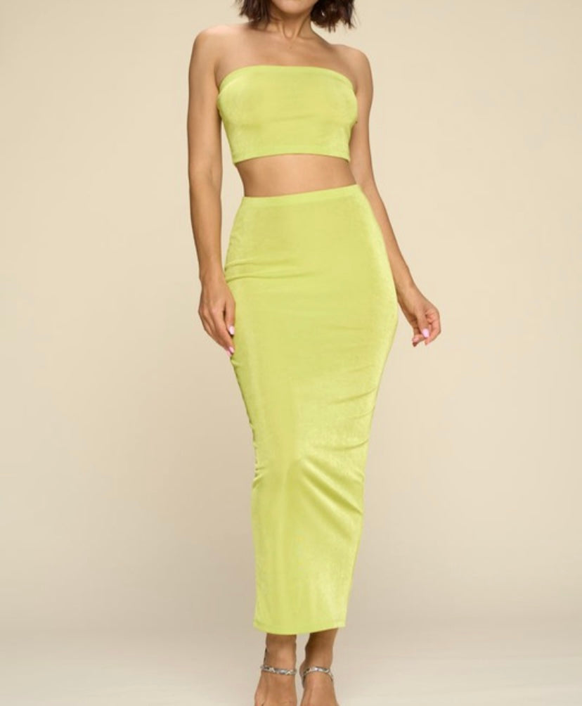 SHINE BRIGHT | Midi Skirt Set