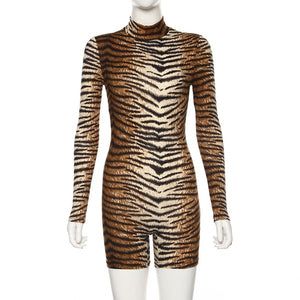 RAJAH | Tiger Print Romper