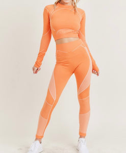 LIGHT WORK | Legging Set (Orange)