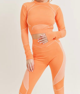 LIGHT WORK | Legging Set (Orange)