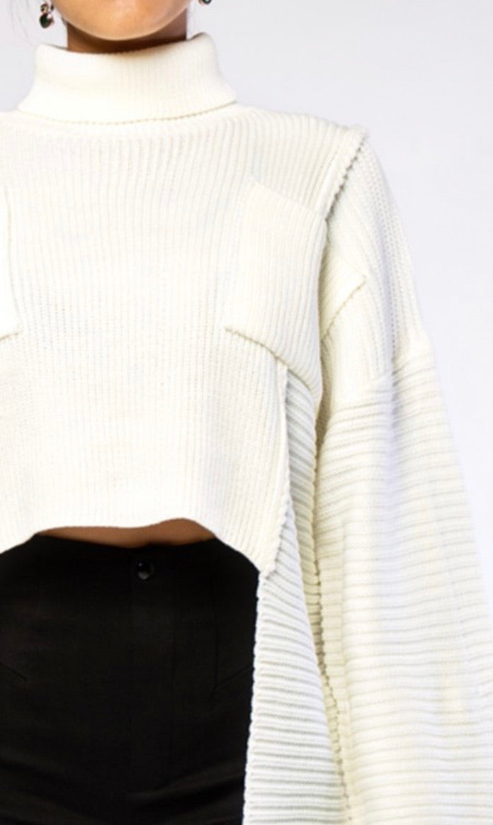 Rare Form | Ribbed Knit Sweater